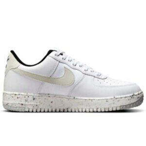 Nike Men's Air Force 1 Low Crater Next Nature White Shoes Sneakers